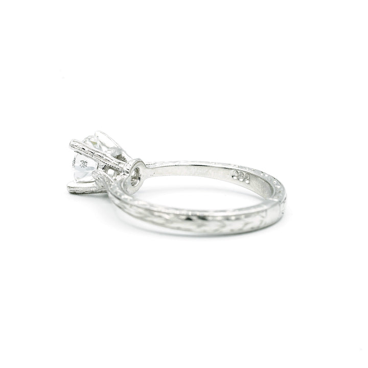 .94 Carat SI2 E RBC Diamond EGL Platinum Solitaire Ring