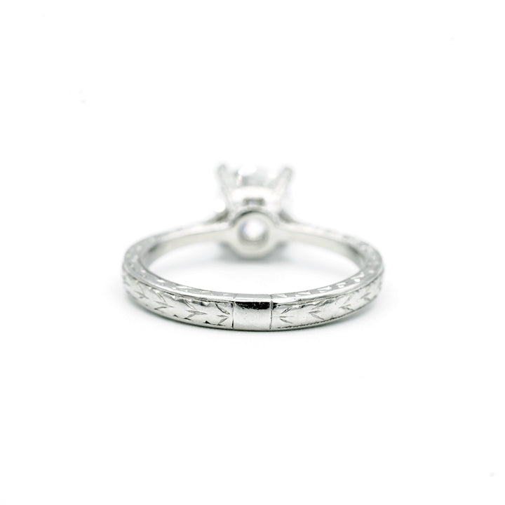 .94 Carat SI2 E RBC Diamond EGL Platinum Solitaire Ring