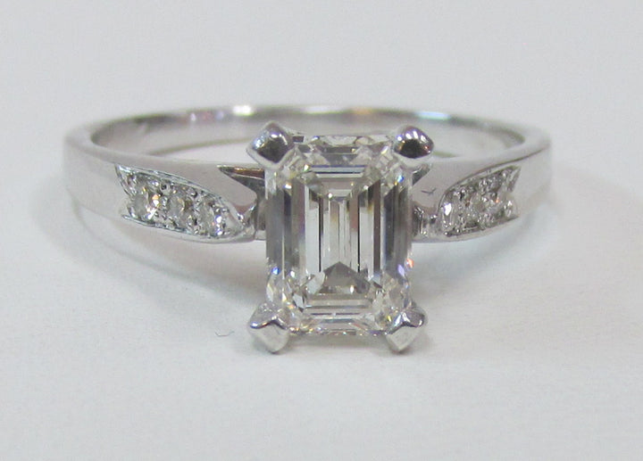 .96 Carat I VS1 Emerald Cut Diamond GIA