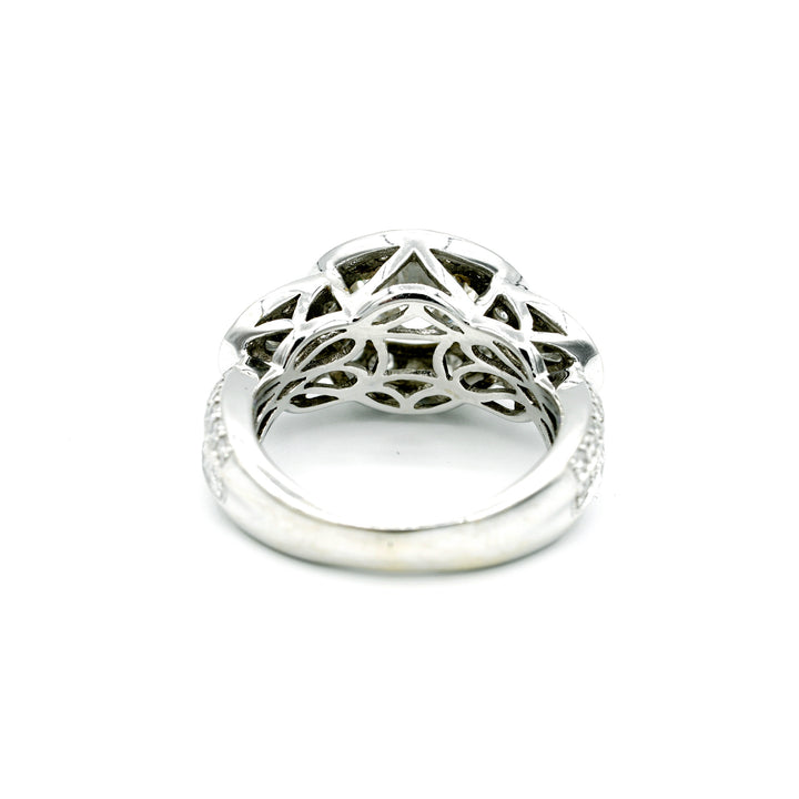 2.06ct RBC Diamond G VS1 GIA 18K White Gold Ring
