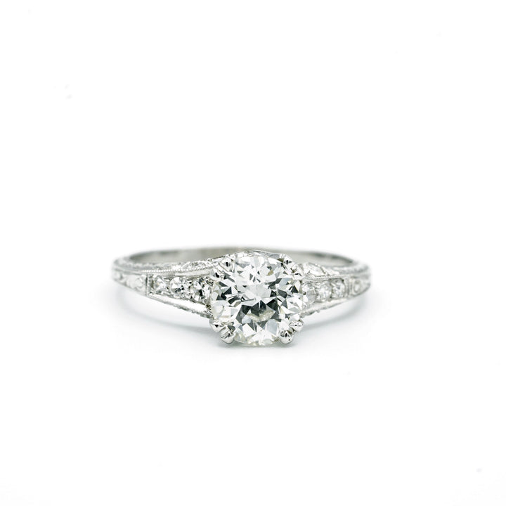 Art Deco Diamond Platinum Ring
