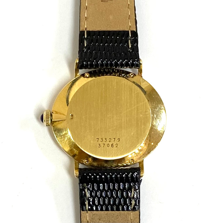 Baume Mercier 18K Yellow Gold Vintage Strap Watch