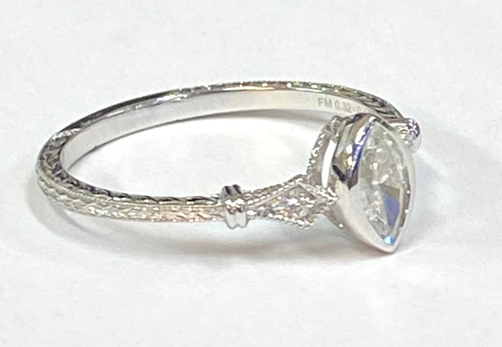 Diamond 14K White Gold Ring