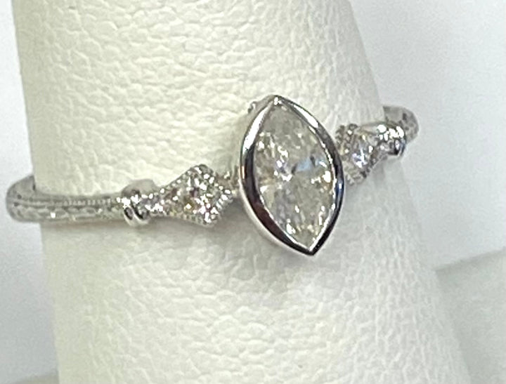 Diamond 14K White Gold Ring