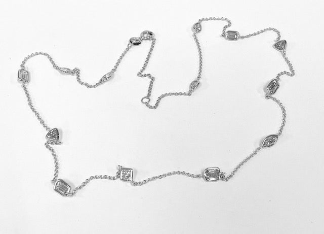 Diamonds By The Yard 14K White Gold Necklace