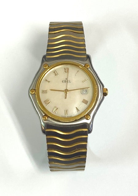 Ebel Wave 18K Yellow Gold & Stainless Steel Wristwatch
