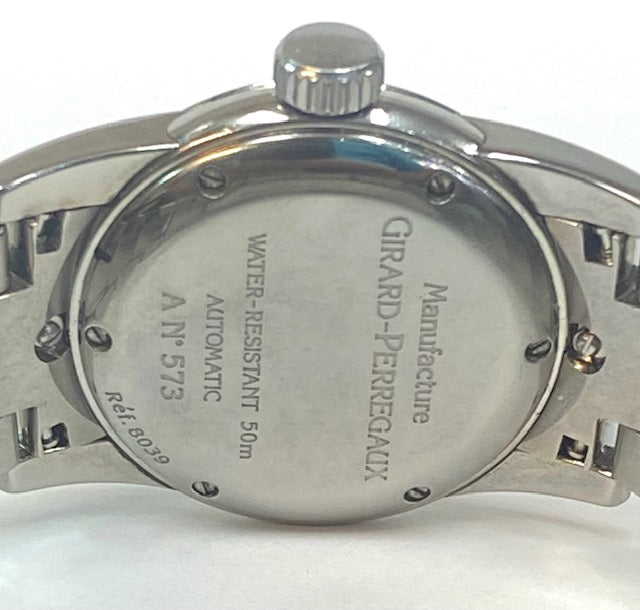 Girard Perregaux Lady’s Automatic Sterling Silver Wristwatch