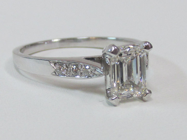.96 Carat I VS1 Emerald Cut Diamond GIA
