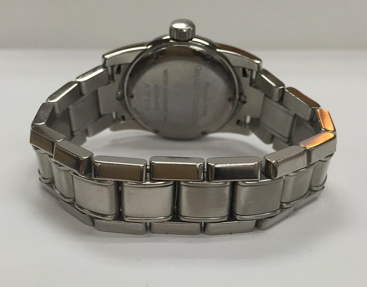 Lady’s Girard Perregaux Mother of Pearl Diamond Dial Sterling Silver Wristwatch