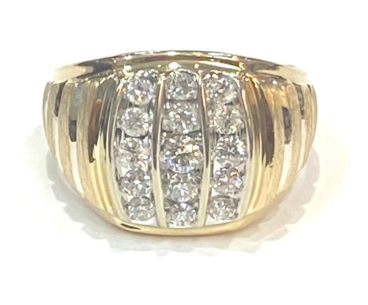Men’s Diamond 14K Two Tone Ring