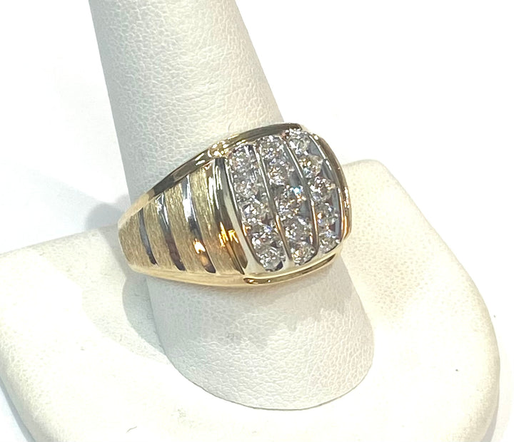 Men’s Diamond 14K Two Tone Ring