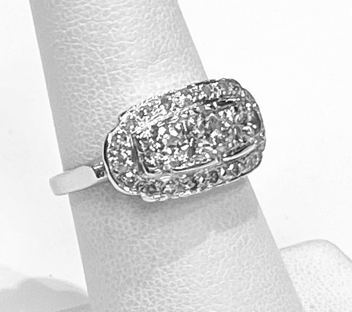 Vintage Diamond Platinum Ring