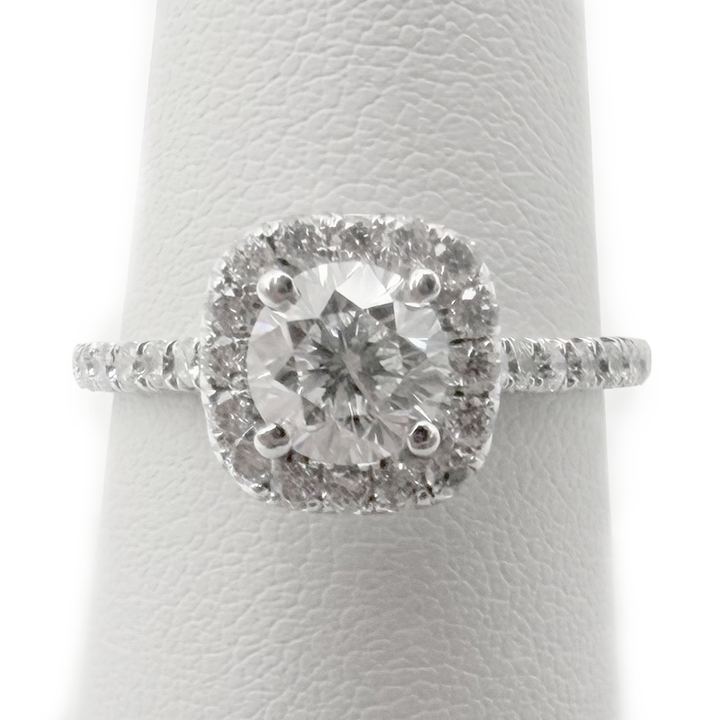 Diamond 14K WG Engagement/Wedding Ring