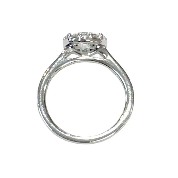 Diamond Platinum Engagement-Wedding Ring