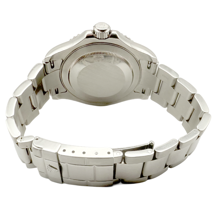 Rolex Stainless Steel & Platinum Yachtmaster Wristwatch