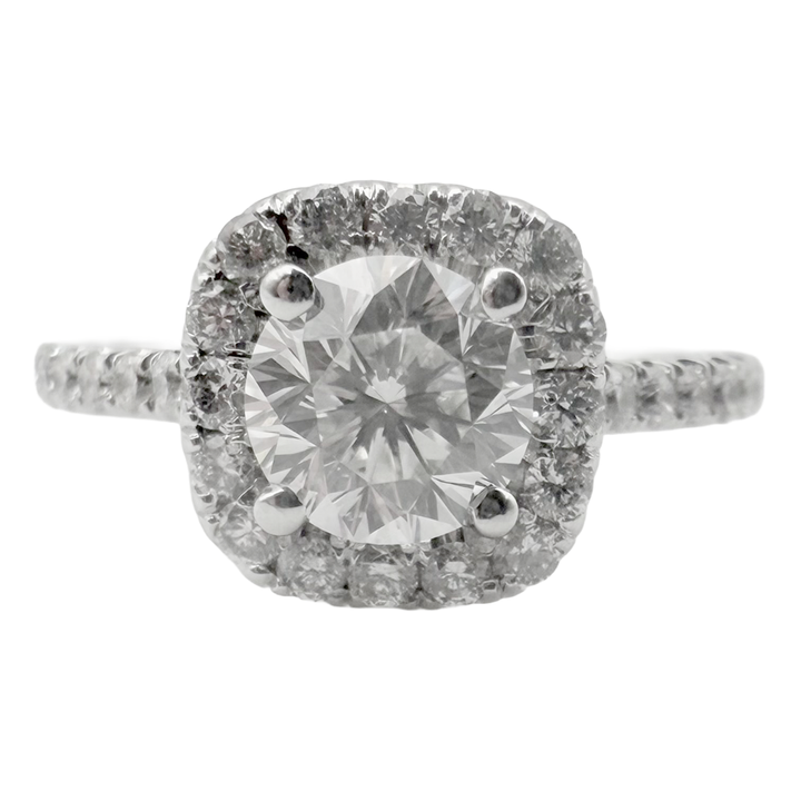 Diamond 14K WG Engagement/Wedding Ring