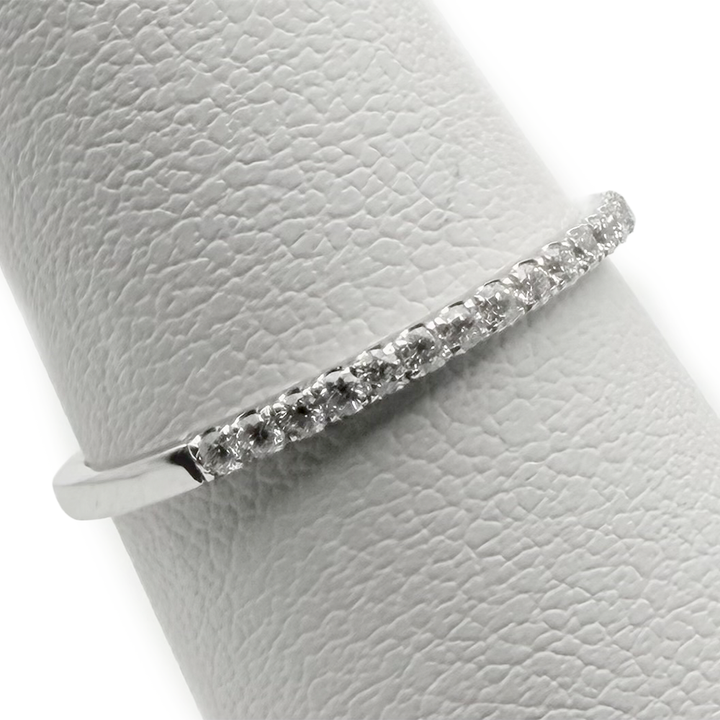 1.01 Carat Cushion Brilliant Cut SI2 D EGL 18K WG Ring