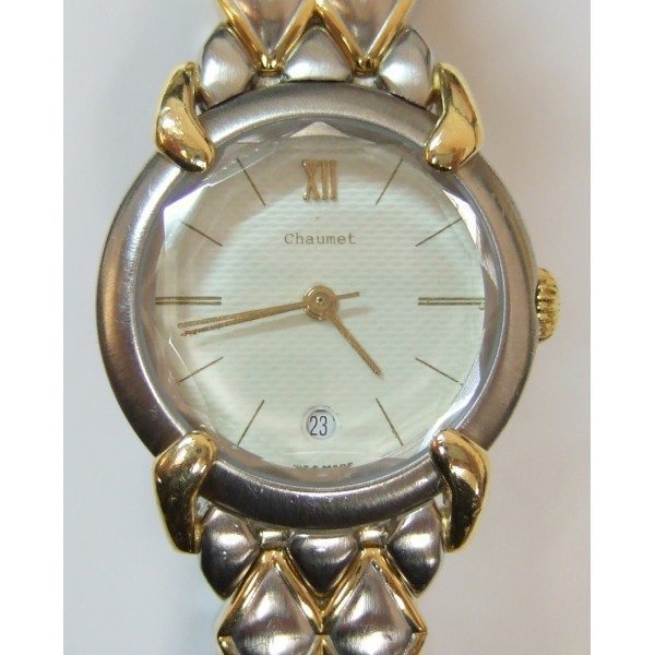 Lady’s Chaumet 18K Yellow Gold & Stainless Steel Wristwatch