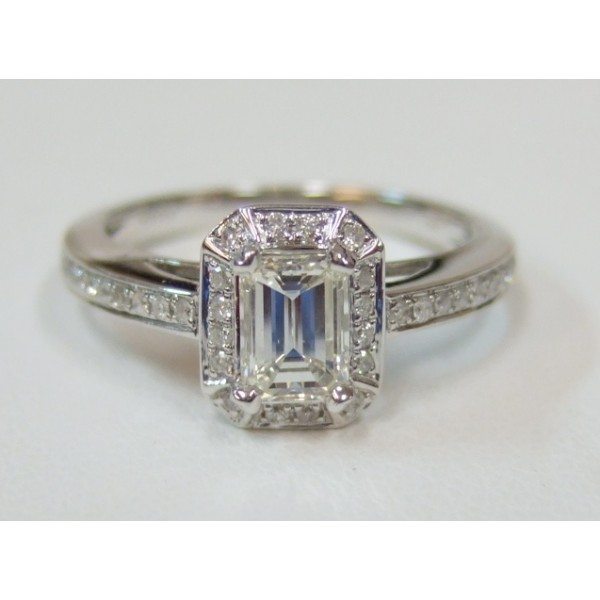 Diamond 14K White Gold Ring