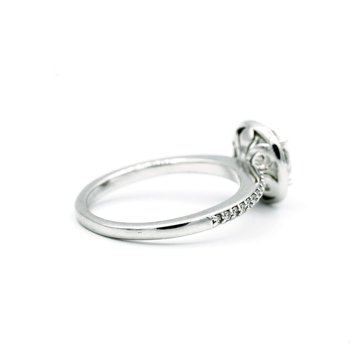 1.20 Carat I1 G RBC Diamond AGS 14K White Gold Ring