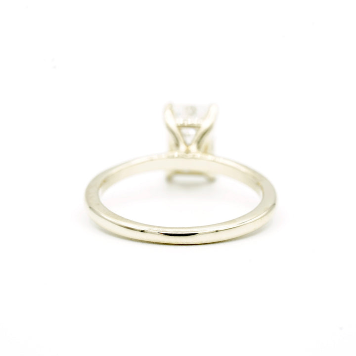 1.64 Carat VS1 J EC Diamond EGL USA 14K Yellow Gold Solitaire Ring