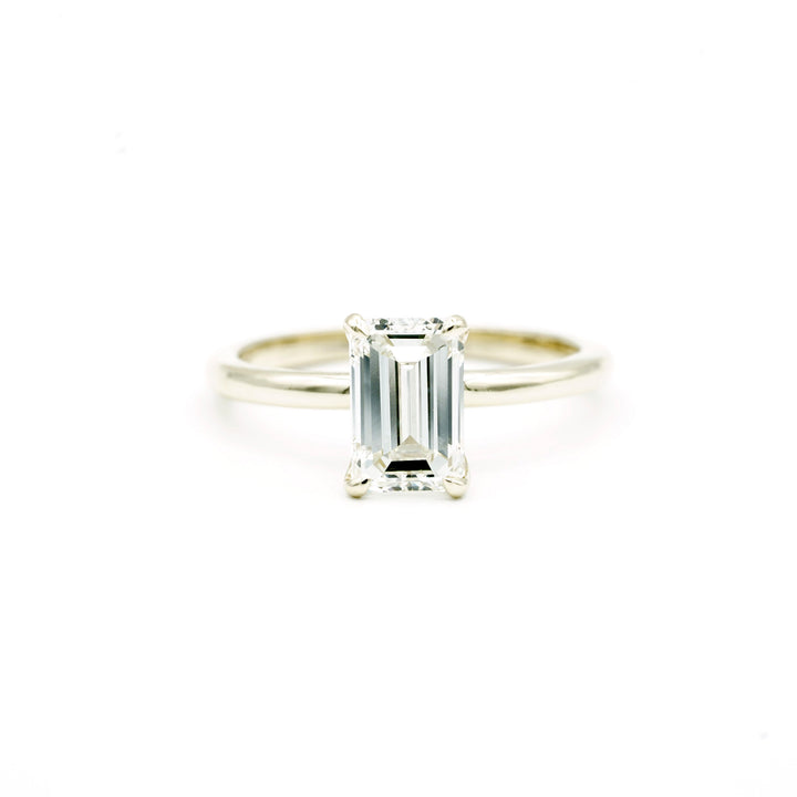 1.64 Carat VS1 J EC Diamond EGL USA 14K Yellow Gold Solitaire Ring