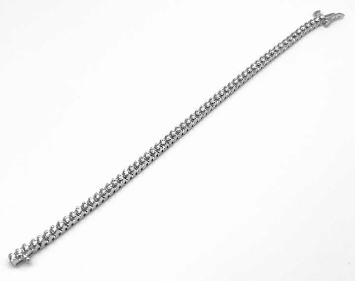 Diamond 14K White Gold Tennis Bracelet 2.75 Carats