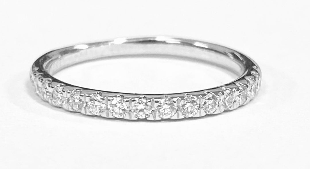 Diamond 14K White Gold Wedding Ring Set