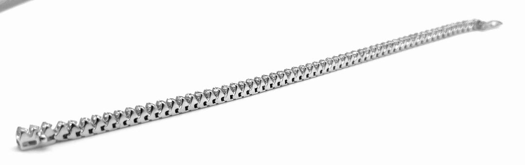 Diamond 14K White Gold Tennis Bracelet 2.75 Carats