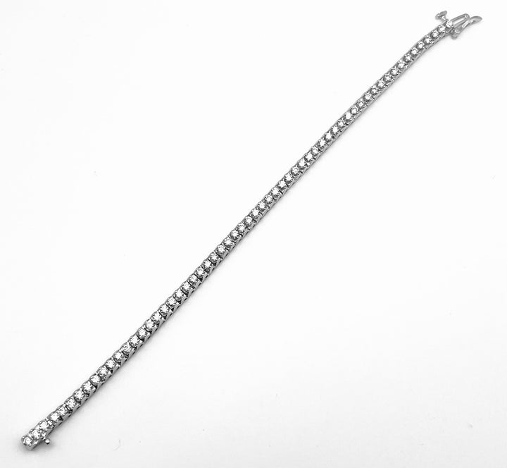 Diamond 14K White Gold Tennis Bracelet 2.75 Carats