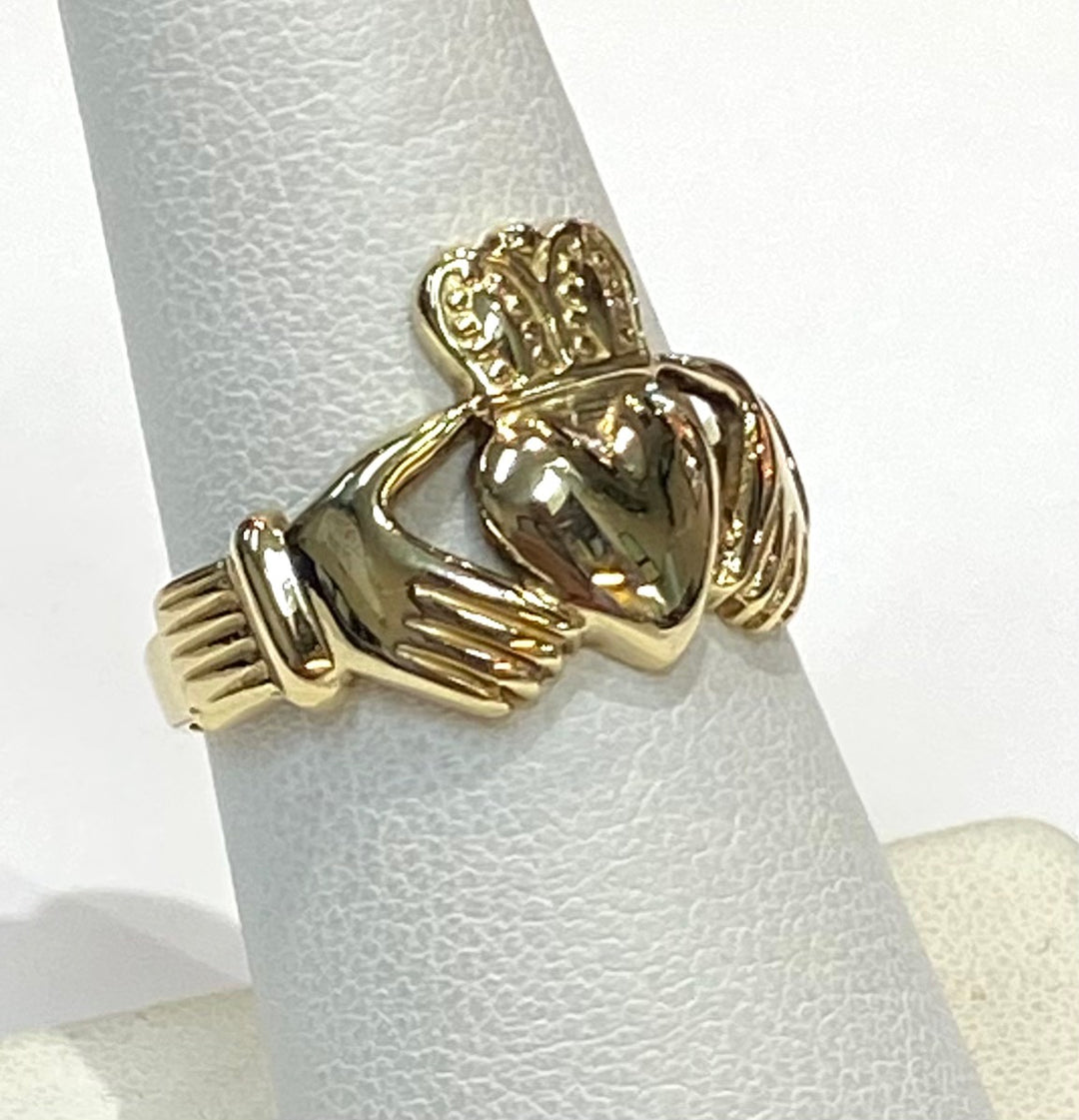 Claddagh 14K Yellow Gold Ring