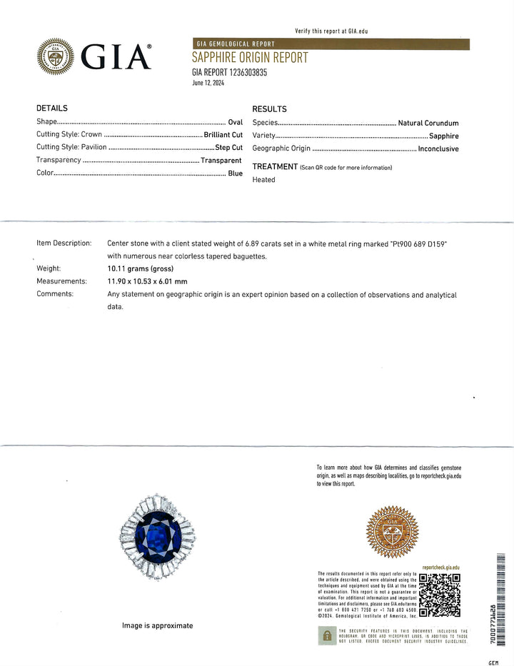 Sapphire Diamond Platinum Ballerina Design Ring