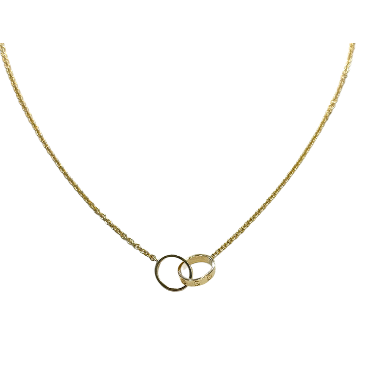 Cartier Love 18K YG Pendant & Chain