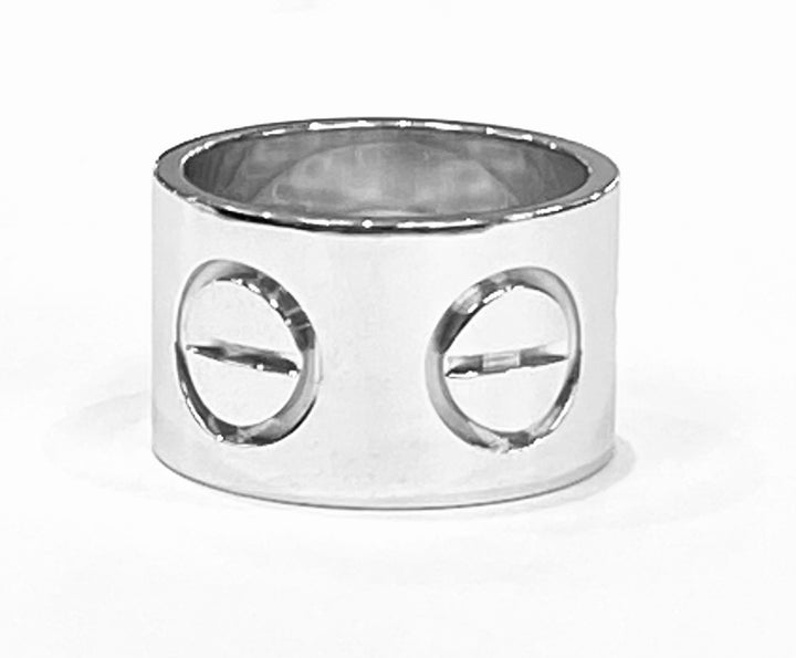 Cartier 18K White Gold Love Band Ring