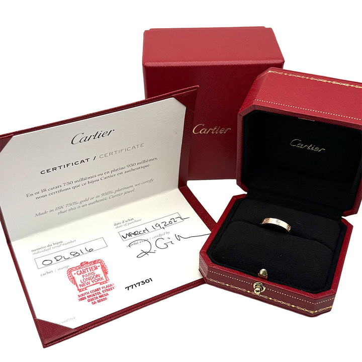 Cartier Love Ring 18K Rose Gold