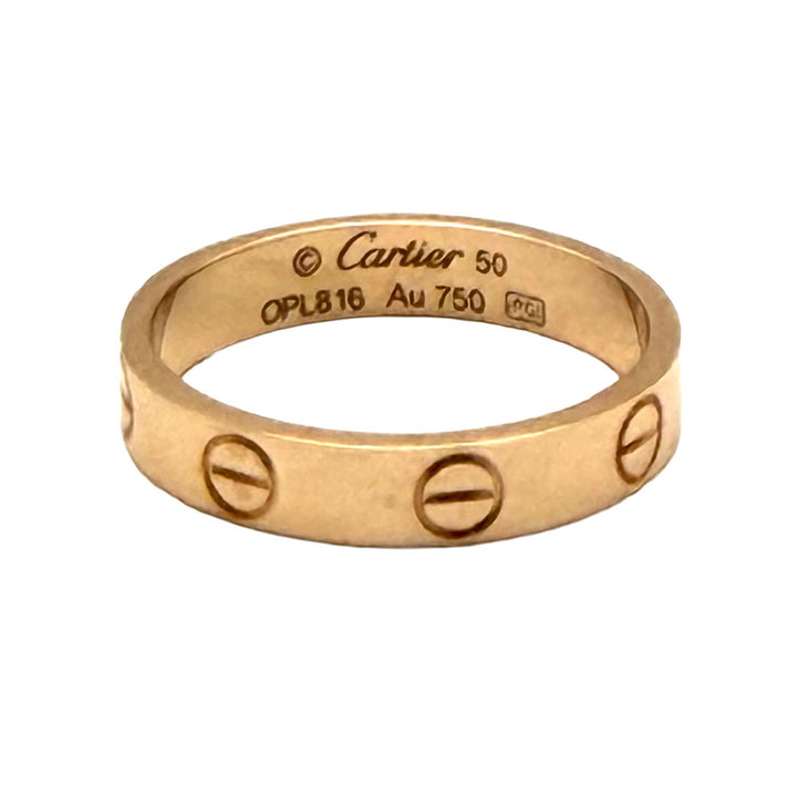 Cartier Love Ring 18K Rose Gold