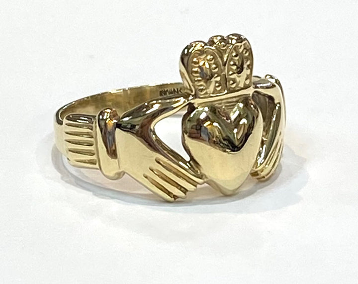 Claddagh 14K Yellow Gold Ring