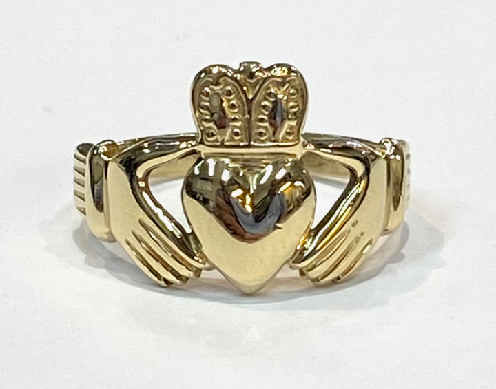 Claddagh 14K Yellow Gold Ring