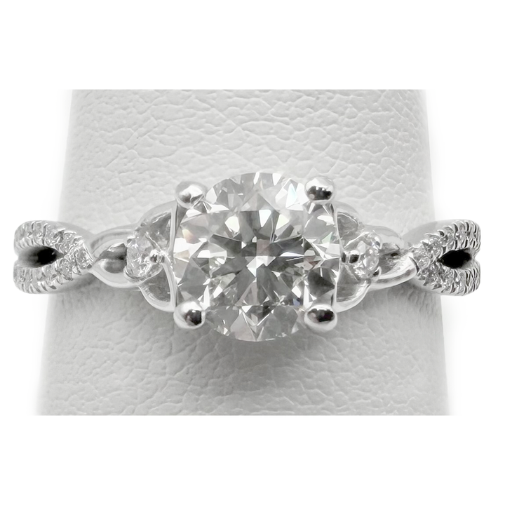 Diamond Platinum Engagement-Wedding Ring