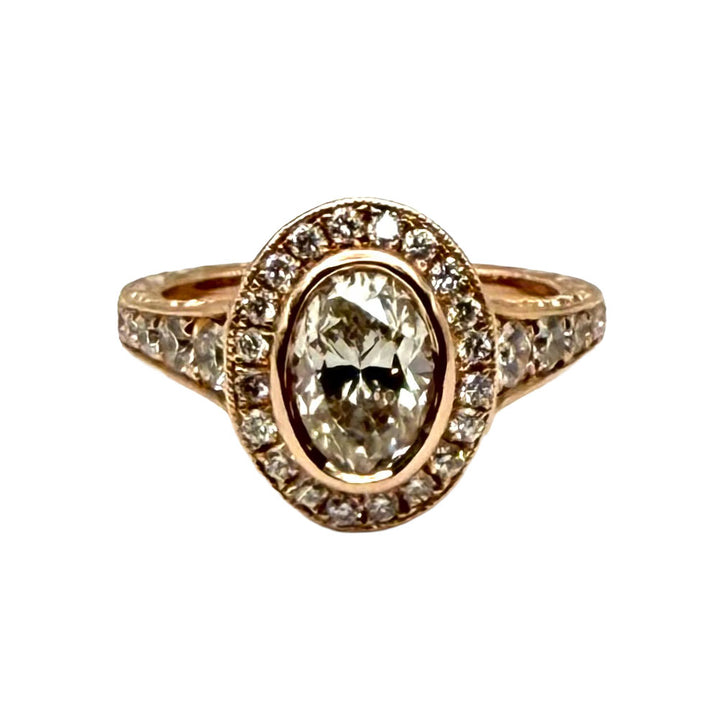 Diamond 14K Rose Gold Ring