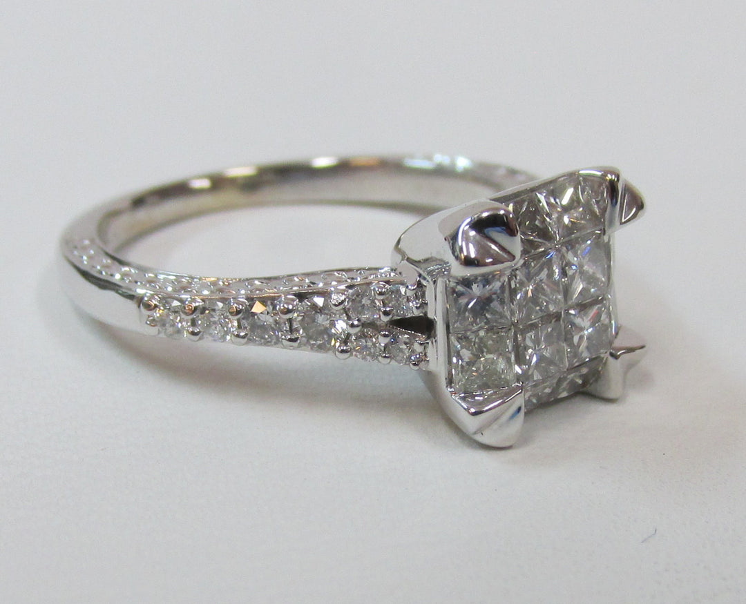 Diamond 14K White Gold Ring