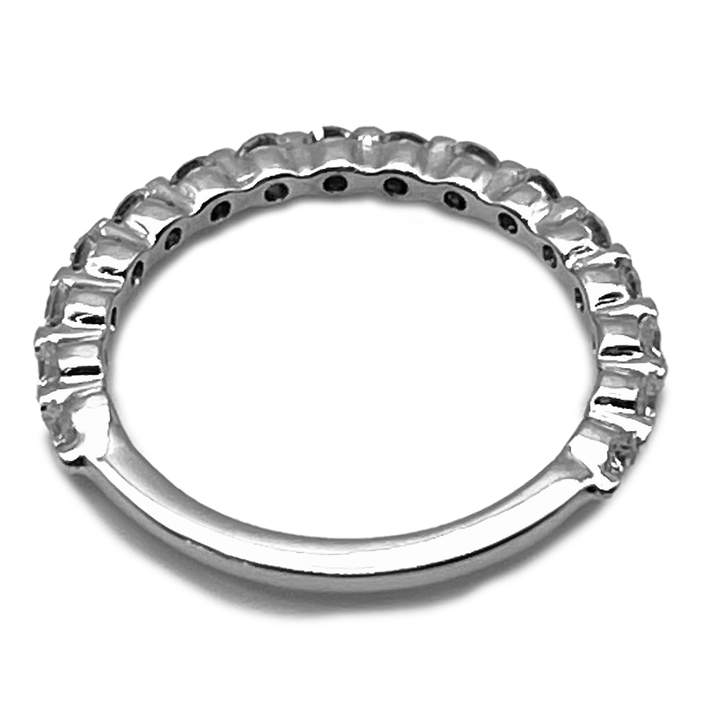Diamond 14K White Gold Band Ring