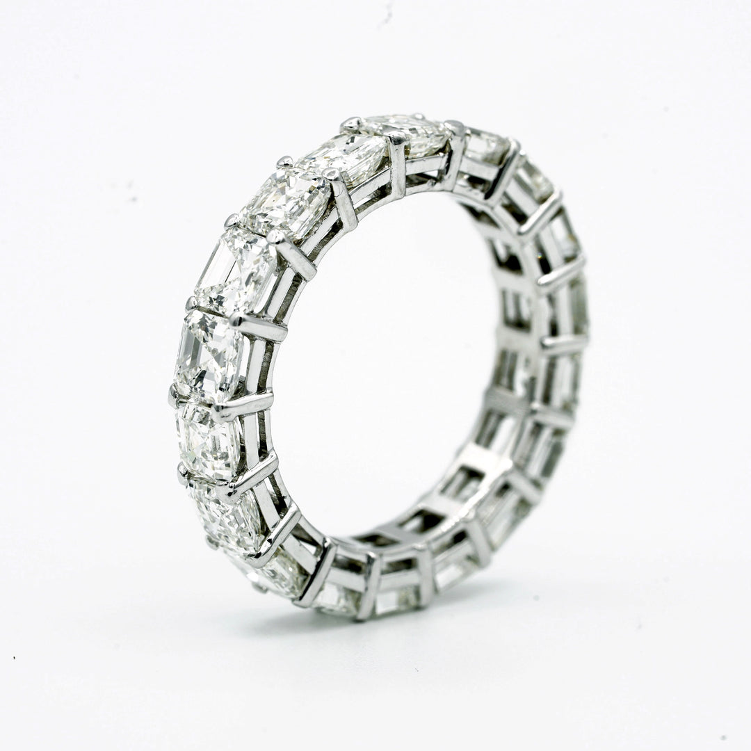 Diamond 14K White Gold Eternity Band