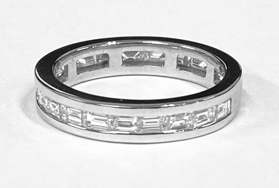 Diamond 14K White Gold Eternity Band