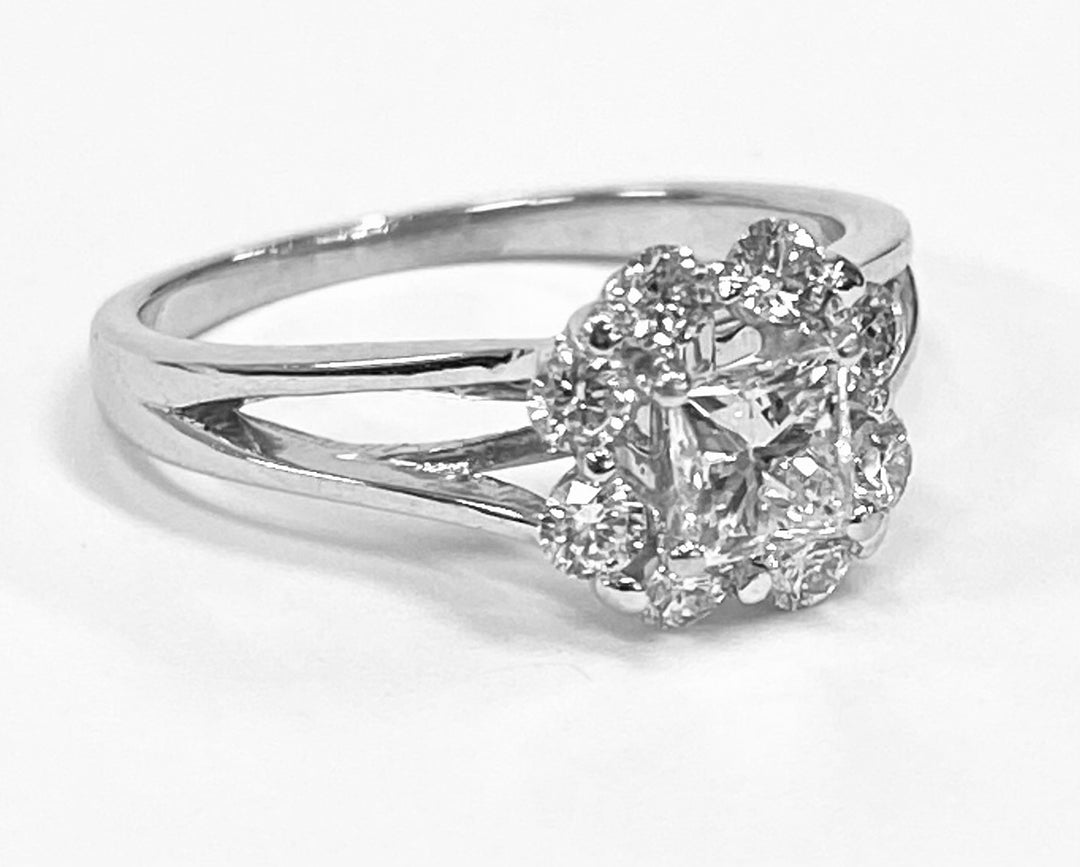 Diamond 14K White Gold Ring