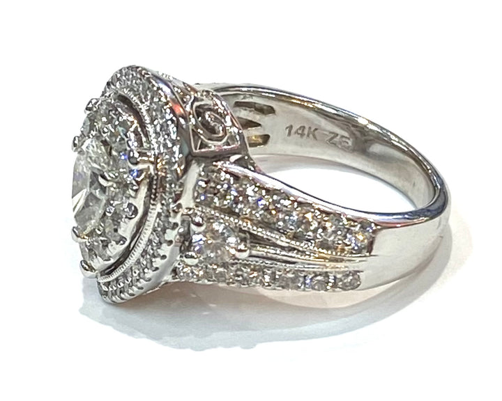 Diamond 14K White Gold Ring