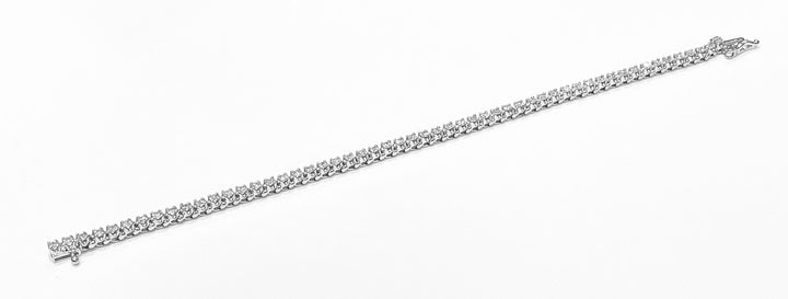 Diamond 14K White Gold Tennis Bracelet