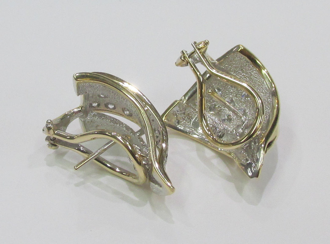 Diamond 14K Yellow Gold Earrings