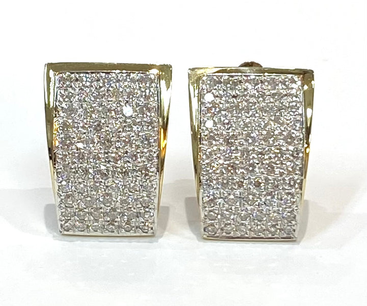 Diamond 14K Yellow Gold Earrings