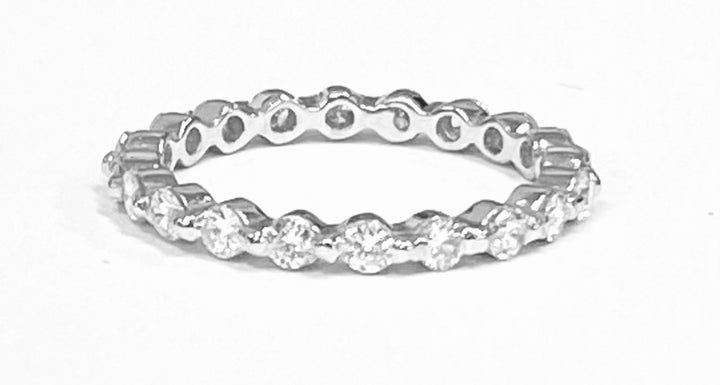 Diamond Platinum Eternity Band